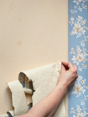 Wallpaper removal in San Leandro, California by New Look Painting.